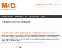 Tablet Screenshot of multi-services-carton.com